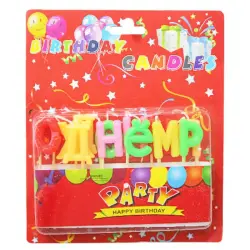 BK BK-00019503 | Cake Candles Happy Birthday Assorted Colors