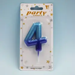 SH SH-943 | Number Candle for Cake #4 Quality Manufacturer