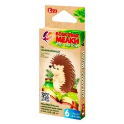 Luch Klassika BK-00052239 | Wax Crayons 6 pcs Assorted Colors
