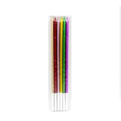 BK BK-00050487 | Birthday Candles 15 cm Multicolored Pack of 6