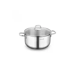 KORKMAZ A1653 | Casserole 16x9 cm Stainless Steel 1.8 L