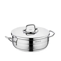 KORKMAZ A2035 | Low Casserole 26x8.5 cm Stainless Steel