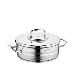 KORKMAZ A2036 | Casserole 28x10 cm Stainless Steel