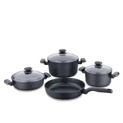 KORKMAZ A2609 | Cookware Set 7 pcs Stainless Steel