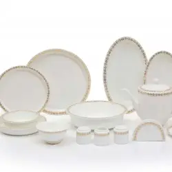 KORKMAZ A8279-4 | Dinner Set 87 pcs Porcelain