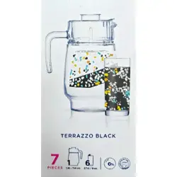 LUMIN X0266 | Drinkware Set 7 pcs Tempered Glass
