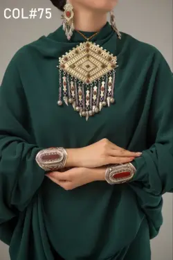 Suzanna C#76 | Crepe Fabric Dark Green 1.5 m Width