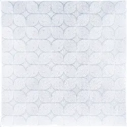 238-S Kümüş ýaprak | Suspended Ceiling Panels Vinyl-Coated Water-Resistant 7 mm