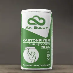 Ak bulut Kartonpiyer | Construction Gypsum 20 kg