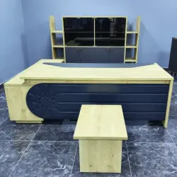 Goldsit Selcuklu | Office Furniture Set Main Desk, Coffee Table, Cabinet