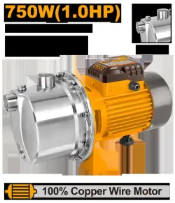 Ingco JPS075082 Water Pump 55 L/min for Business & Industrial Use
