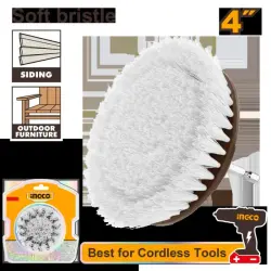 Ingco 4" Soft Bristle Brush WCBS1401
