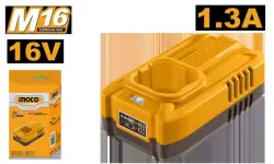 Ingco M16 16V 1.3A Battery Charger for Professional Use