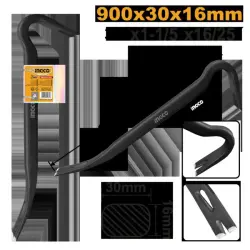 Ingco Demolition Bar 91cm HWBA01362 Heavy-Duty Construction Tool