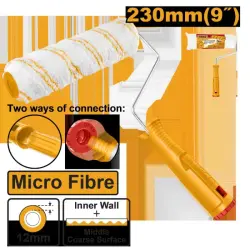 Ingco Acrylic Paint Roller 230mm (Yellow, Model HRHT282302)