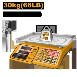 Ingco Electronic Scales 30kg HESA3303