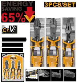 Ingco 3-Piece Reinforced Joint Pliers Set HKCPS5831