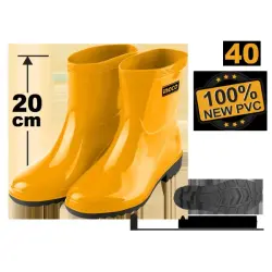 Ingco Rubber Boots Size 40 SSH102L.40