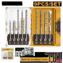 Ingco SDS Plus 9-Piece Concrete Drill Bit Set AKDL30906