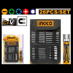 Ingco Reversible Screwdriver Set 26 pcs HKSDB0268