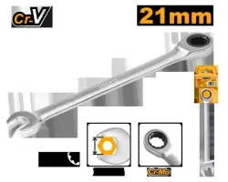 Ingco 21mm Ratcheting Combination Wrench HCSPAR211
