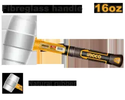 Ingco HRUH8916 Rubber Mallet 16P 450g