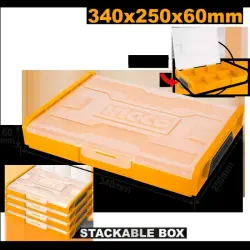 Ingco Stackable Plastic Box 340x250x60mm, Model HKTV01