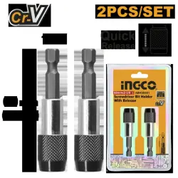 Ingco Bit Holder Set 60mm 2pcs ABH20601