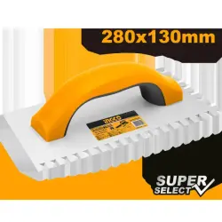 Ingco Notched Plaster Spatula 230x100mm HPTT231025 Professional Tool
