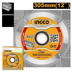 Ingco TCT Saw Blade for Aluminum 305mm 120T TSB3305212