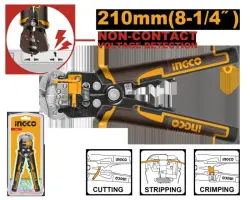 Ingco Intelligent Voltage Detection Wire Stripper 210mm HWSP102429