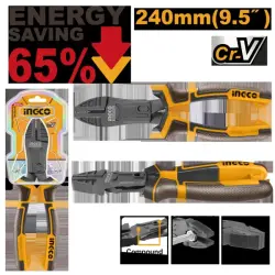 Ingco Combination Pliers 240mm HCCP58240 Industrial-Grade