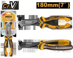 Профессиональные концевые кусачки Ingco 180мм HECP02180