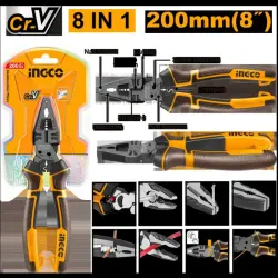 Ingco 8-in-1 Multi-Functional Combination Pliers 200mm HMFCP28200