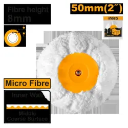 Ingco mikrofiber rulon toplumy 50mm, 2 sany (HRC3305008)