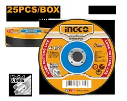 Ingco Metal Cutting Disc Set 115x1.2mm MCD1211525