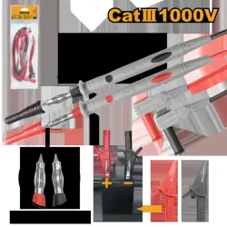 Ingco Test Lead and Alligator Clip Set, 1.2m, Model TL31432