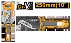 Ingco Adjustable Pliers 10r HPP28258, 10-Inch, High-Quality Steel
