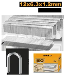 Скобы INGCO 10мм (1000шт, STS0412)