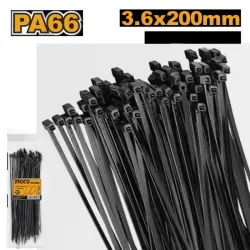 Кабельные стяжки INGCO 200x3.6мм, модель HCTB20036