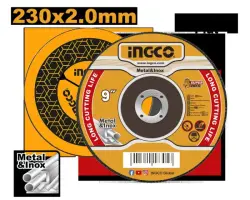 Ingco 230x2.0mm Abrasive Cutting Disc for Metal, Model MCD202303