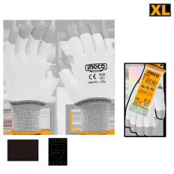 Ingco Polyurethane Coated Industrial Gloves HGPUG02