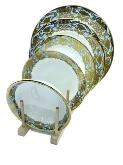 MS MS-02 | Tableware Set 24 pcs Golden Finish for 6 Persons