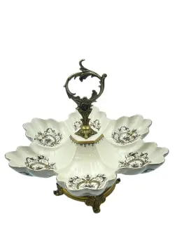 Bohemia 3661-13 | Crystal Vase Five-Part Premium Glass