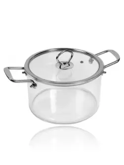 WZ WZ-14-KS-JR35 | Glass Casserole with Iron Handles