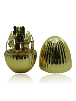 Golden Egg E-05 | Stol toplumlary 24 bölek altyn gopur poslamaýan polat