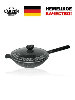 Uakeen VK-736 | WOK Frying Pan Granite Coating 28 cm