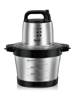 RAF R.7008A | Electric Food Chopper 6L Metal Bowl 1600W