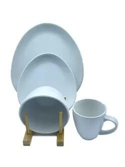 0756-23 | Dinner Set 16 pcs White for 4 Persons