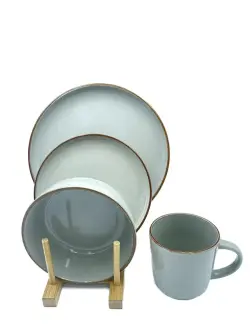 16159-11 | Dining Set 16 pcs White for 4 Persons